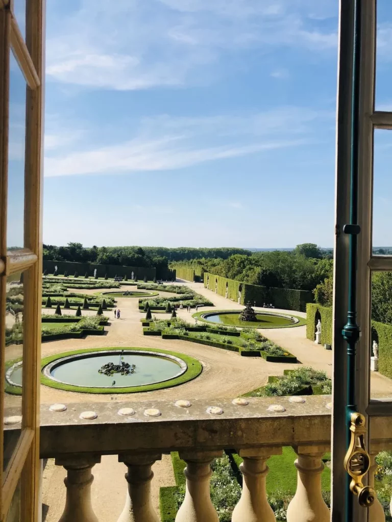 Schloss Versailles Blick auf Gärten