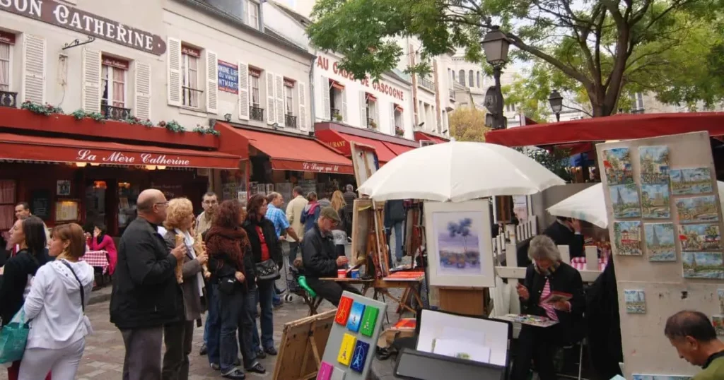 Paris Markt - Place du Tertre - Paris Insider Tipp